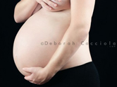 Photo grossesse Photo de grossesse de femme sur fond noir