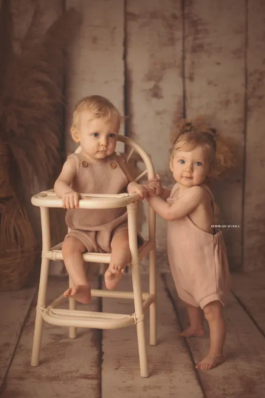 birthday photo in Orléans, France, festive studio moment, natural vertical shot, light palette