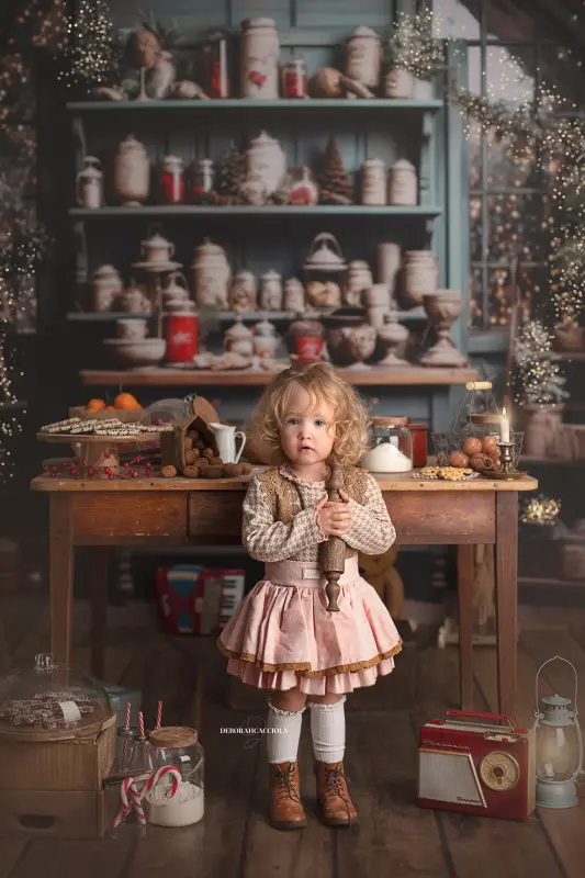 Christmas portrait in Orléans, France: Christmas atmosphere, polished vertical portrait, soft colors