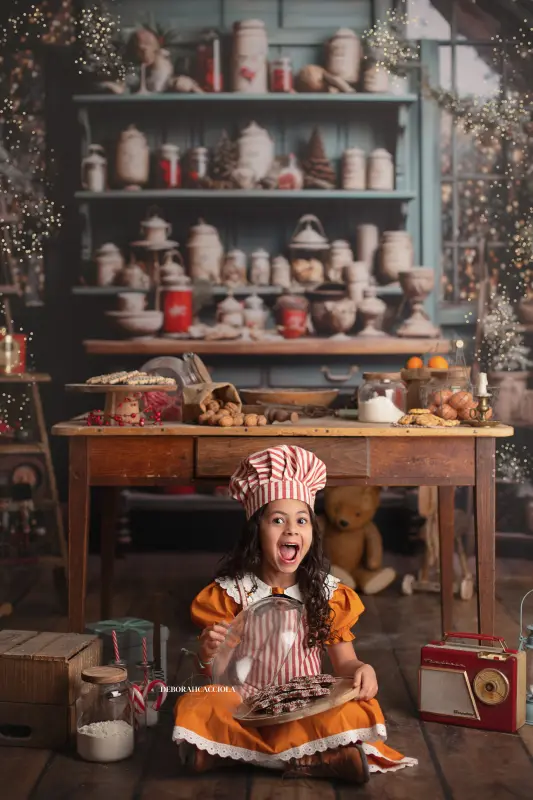Christmas portrait in Orléans, France: Christmas atmosphere, natural vertical shot, natural tones