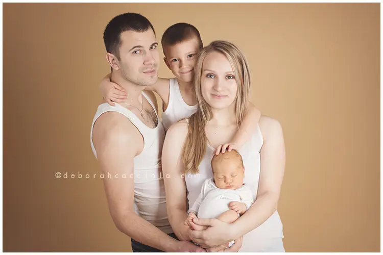 Family photo in Orléans, France