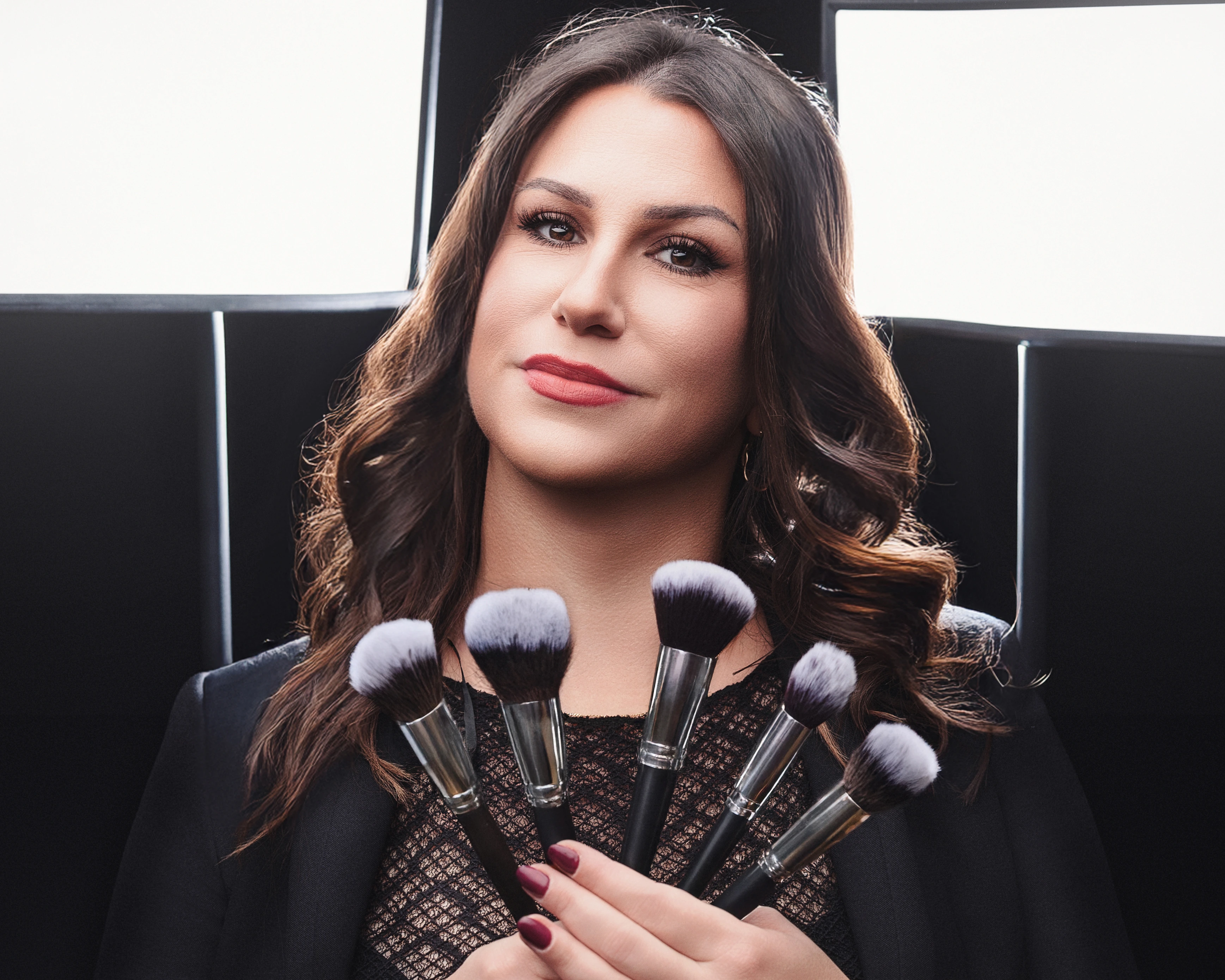 Séance corporate en studio sur fond uni à Orléans