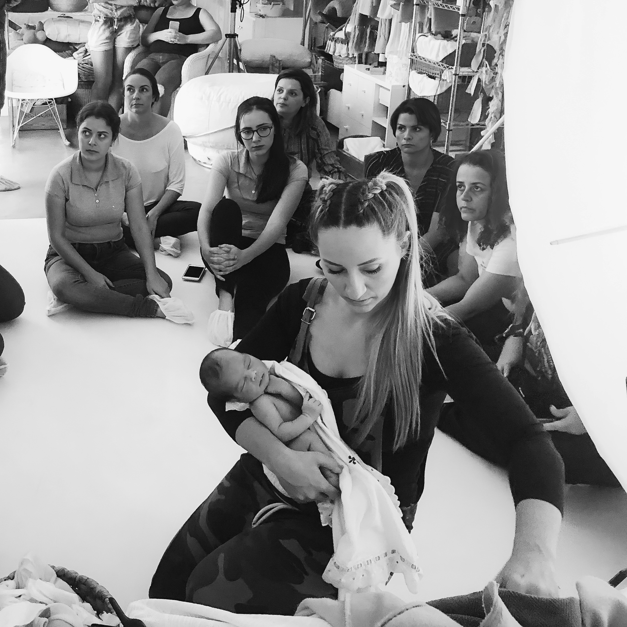 Portrait en studio illustrant une formation photo