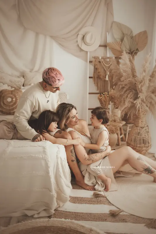 Portrait bohème Orléans : portrait bohème, composition resserrée élégante, palette claire