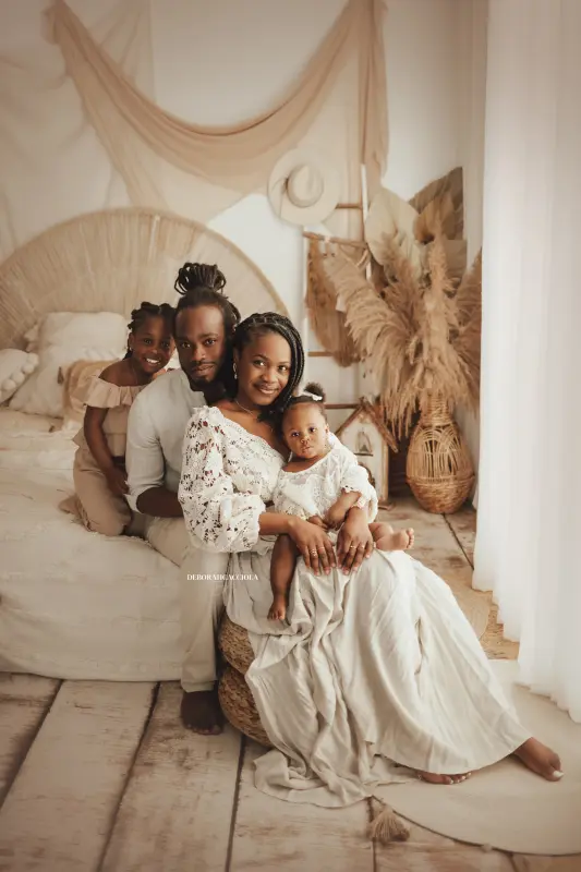 Photo bohème studio Orléans : scène élégante au style bohème, composition resserrée élégante, couleurs équilibrées