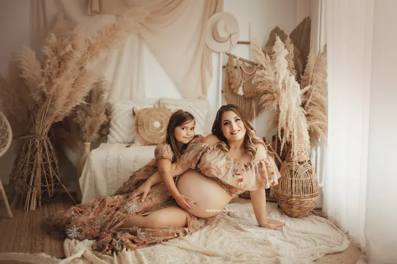 Séance bohème à Orléans - ambiance bohème naturelle, composition large et naturelle, tonalités naturelles