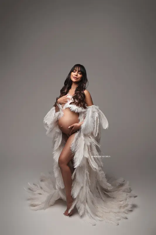 Portrait grossesse à Orléans, future maman, portrait serré et naturel, palette douce