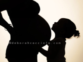 Photo grossesse Séance photo de femme enceinte en ombre chinoise