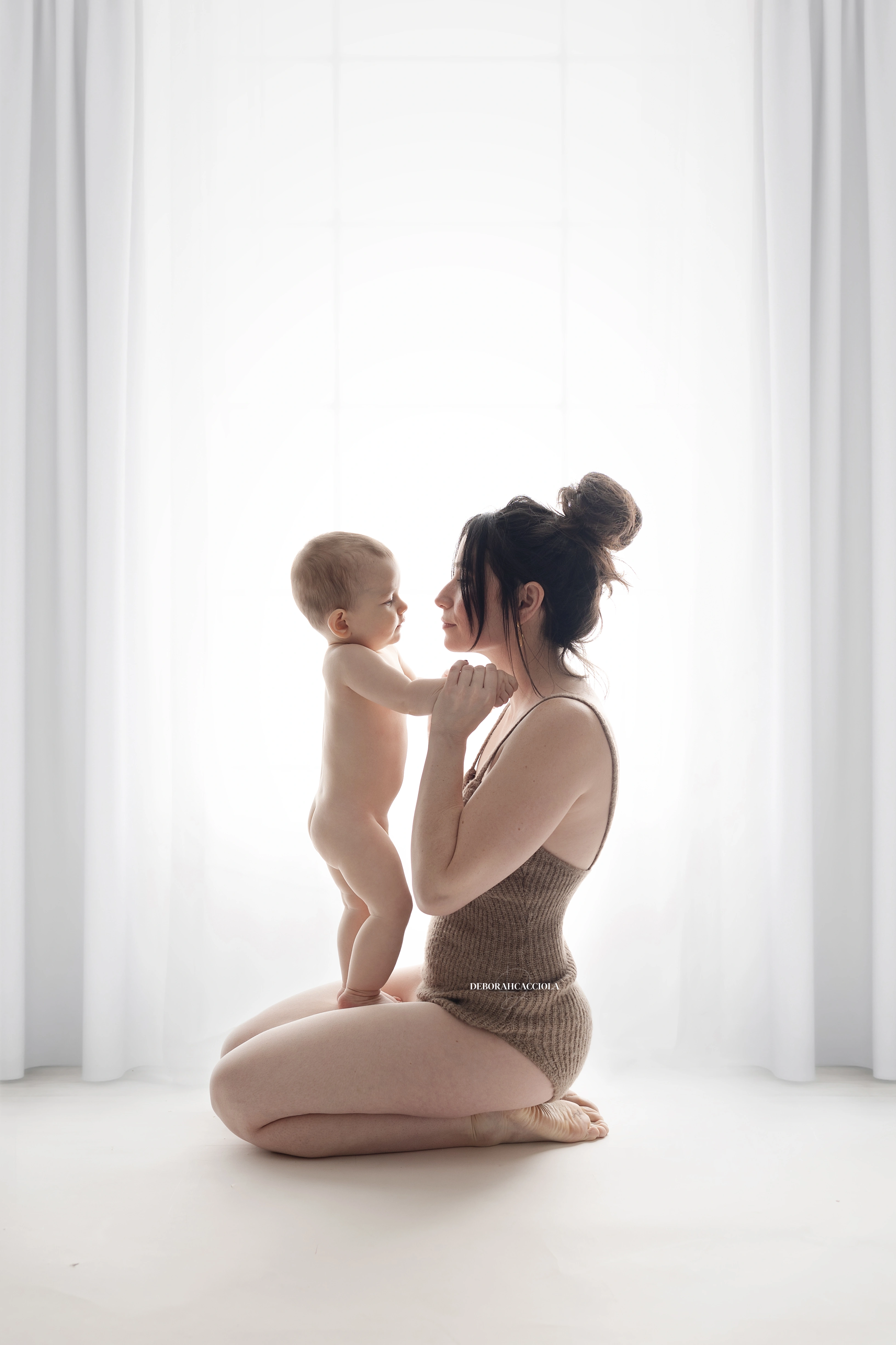 Portrait maman et moi à Orléans : maman et enfant, portrait vertical soigné, tonalités naturelles