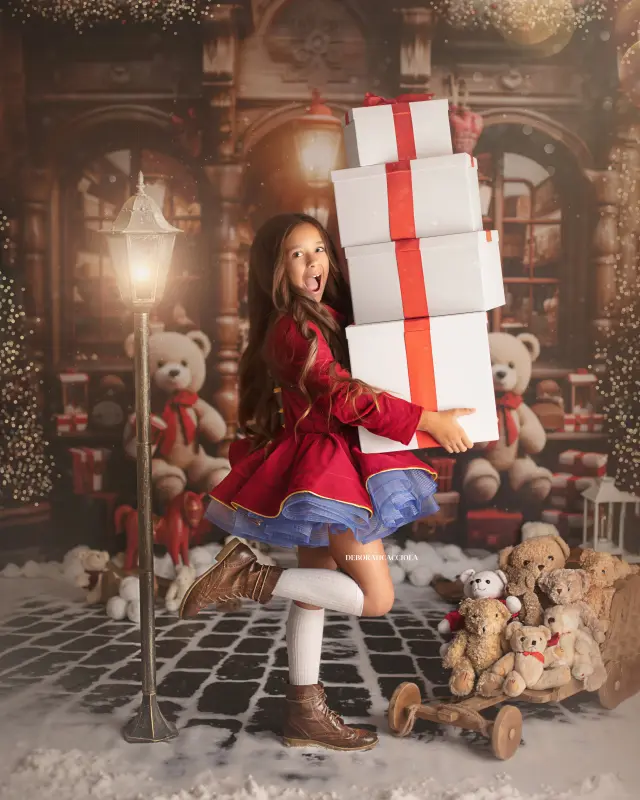 Portrait Noël Orléans : ambiance de Noël, cadrage vertical doux, tonalités naturelles