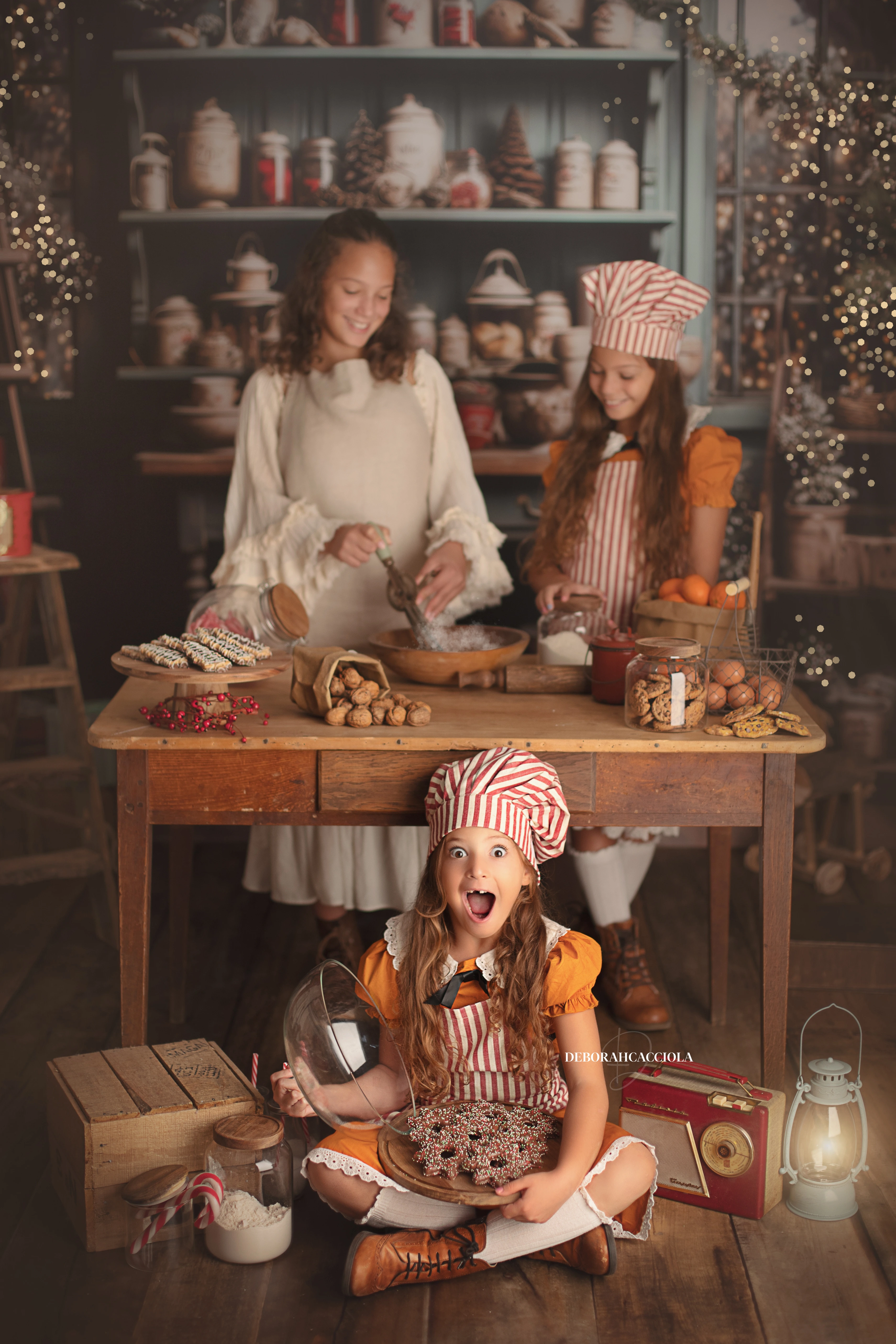 Photo Noël à Orléans, instant festif de fin d'année, portrait vertical soigné, couleurs douces