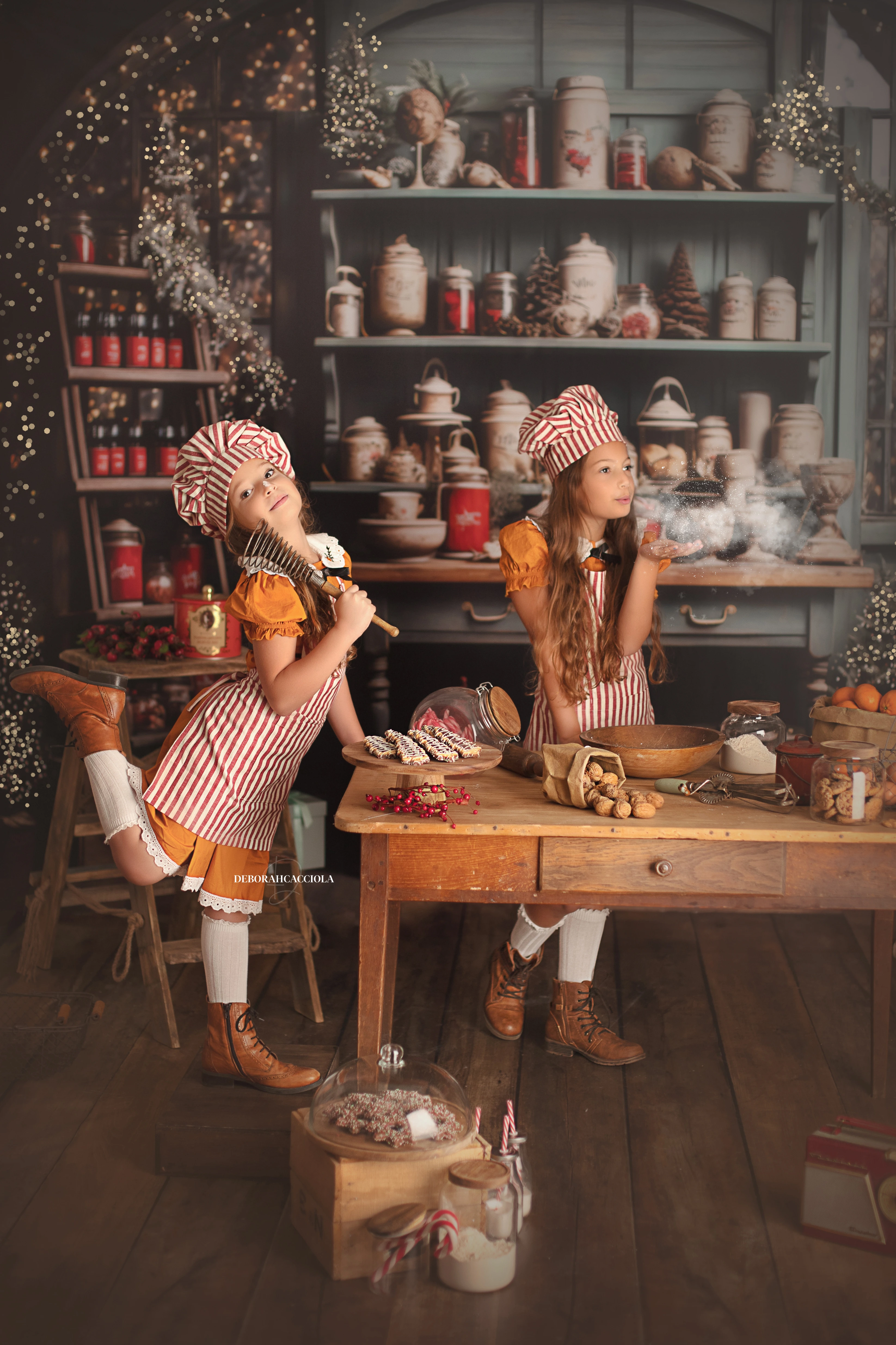 Portrait Noël à Orléans : ambiance de Noël, portrait vertical soigné, rendu naturel