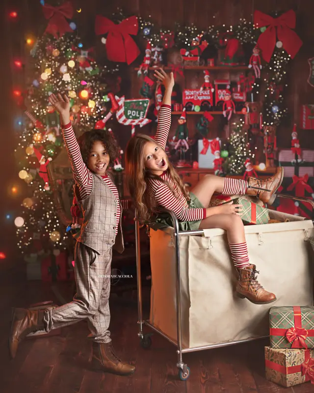 Portrait Noël à Orléans : ambiance de Noël, portrait vertical soigné, palette claire