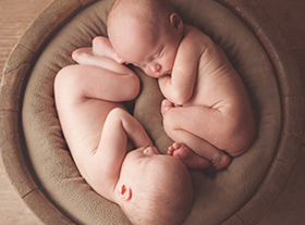Photo nouveau-ne photographe bébés jumeaux orleans