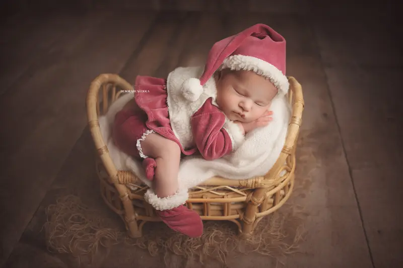 Photo nouveau-né à Orléans, bébé dans ses premiers jours, composition large et naturelle, couleurs équilibrées